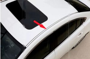 Молдинги на крышу хромированные для MAZDA 6 (2013-)